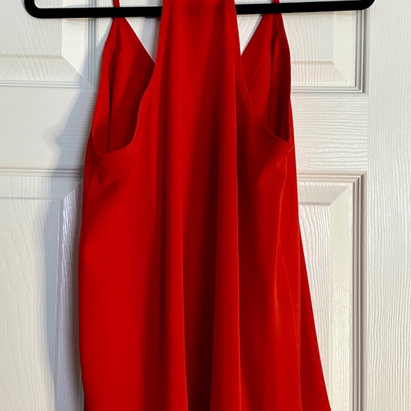 Red Orange Racerback Top - Picture 2 of 3